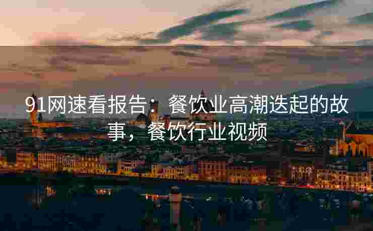 91网速看报告：餐饮业高潮迭起的故事，餐饮行业视频