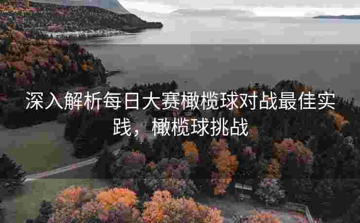 深入解析每日大赛橄榄球对战最佳实践，橄榄球挑战